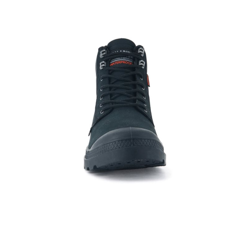 Dámské Boty Palladium Pampa Shield WP+ LUX Černé | CZ ODY-18R